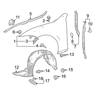 Lexus OE - Fender & Components