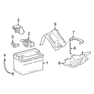 Lexus OE - Electrical - Battery (Conventional)