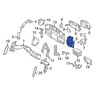 Lexus OE - Drive Motor Battery Pack Cooling Fan Assembly