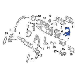 Lexus OE - Drive Motor Battery Pack Cooling Fan Bracket