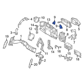 Lexus OE - Left Hybrid Voltage Converter Bracket