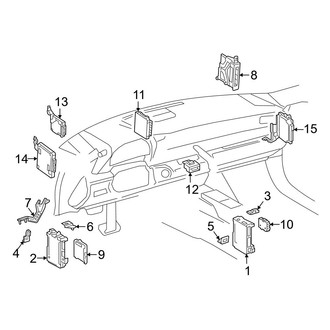 Lexus OE - Electrical - Fuse & Relay (Instrument Panel Components)