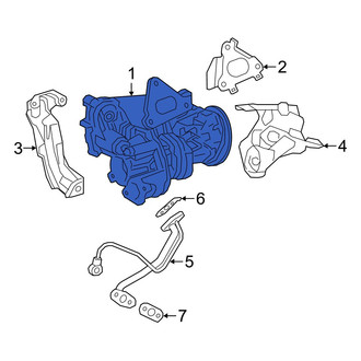 Lexus OE - Left Turbocharger