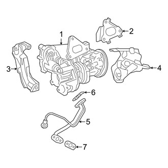 Lexus OE - Engine - Turbocharger & Components (3.4L)