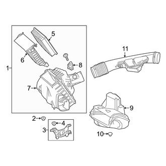 Lexus OE - Engine - Air Intake (Hybrid), (Base)