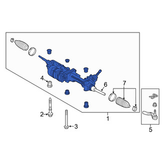Lexus OE - Front Rack and Pinion Assembly
