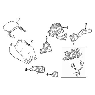 Lexus OE - Steering Column - Shroud, Switches & Levers