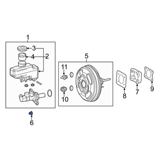 Lexus OE - Power Brake Booster Nut