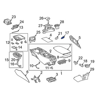Lexus OE - Center 12 Volt Accessory Power Outlet