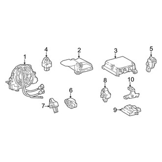 Lexus OE - Restraint Systems - Air Bag Components (Modules & Sensors)