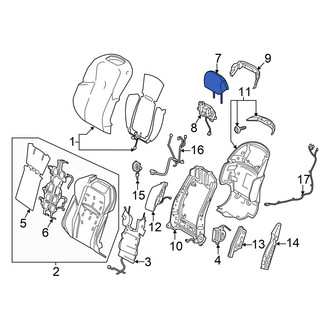 Lexus OE - Rear Center Headrest