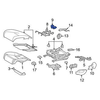Lexus OE - Front Left Power Seat Switch