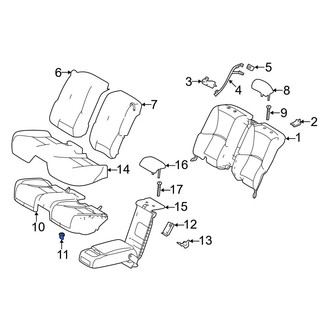Lexus OE - Seat Cushion Clip