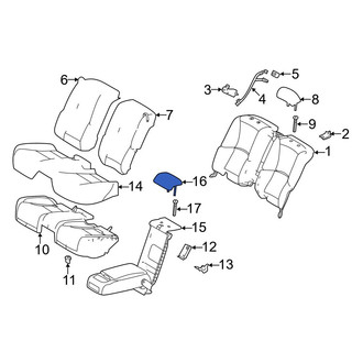 Lexus OE - Rear Center Headrest