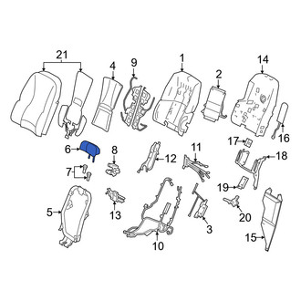 Lexus OE - Rear Right Headrest
