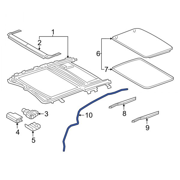 Sunroof Drain Hose