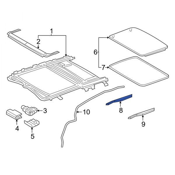 Sunroof Opening Trim