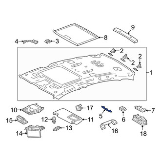 Lexus OE - Roof Opening Trim