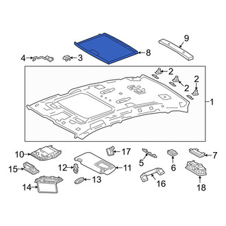 Lexus OE - Sunroof Cover