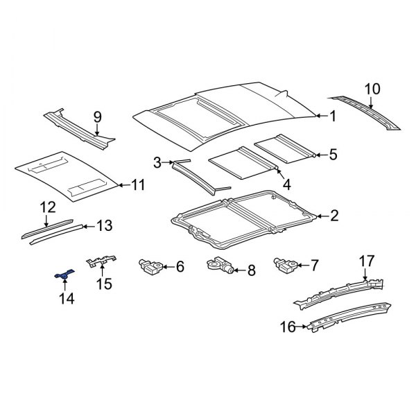 Roof Panel Bracket