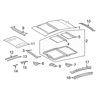 Lexus OE - Roof & Components (With Panoramic Type)