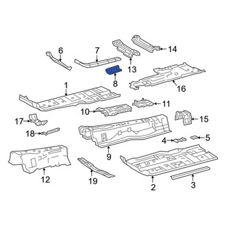 Lexus OE - Front Left Engine Mount Bracket