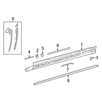 Lexus OE - Pillars, Rocker & Floor - Exterior Trim