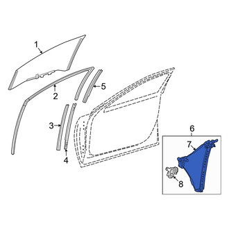 Lexus OE - Front Right Window Regulator