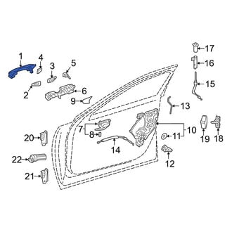 Lexus OE - Front Left Outer Exterior Door Handle