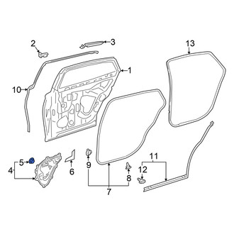 Lexus OE - Door Access Cover Clip