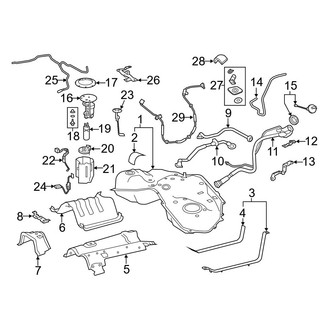 Lexus OE - Fuel System Components (Base)