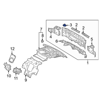 Lexus OE - Rear Outer Rear Body Panel Bracket