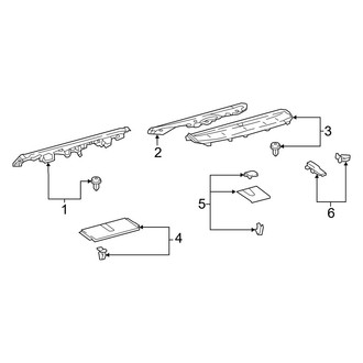 Lexus OE - Rear Body & Floor - Interior Trim (Package Tray)
