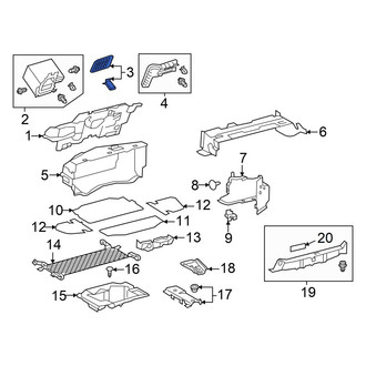 Lexus OE - Trunk Trim Panel Cap