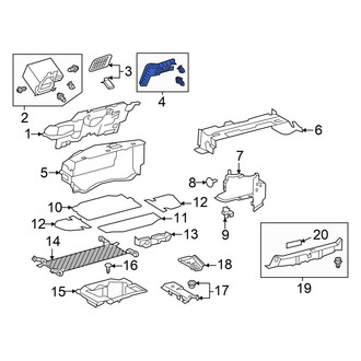 Lexus OE - Rear Forward Trunk Trim Panel