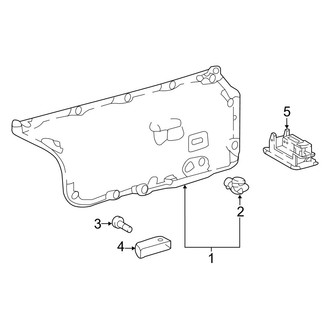 Lexus OE - Trunk Lid - Interior Trim