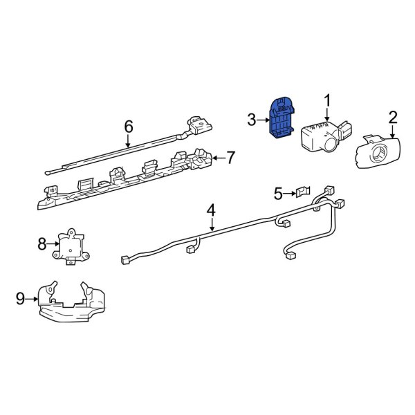 Parking Aid Sensor Bracket