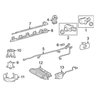 Lexus OE - Rear Bumper - Bumper & Components (Electrical Components)
