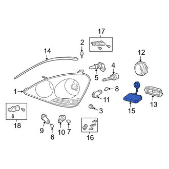 Lexus OE - Front Headlight Control Module