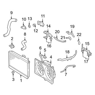 Lexus OE - Cooling - Radiator & Components