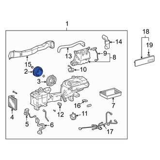 Lexus OE - HVAC Blower Motor Assembly