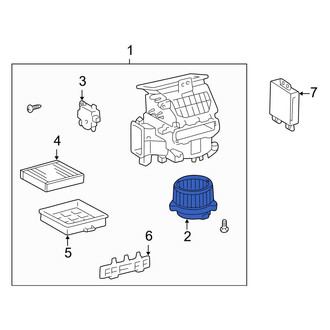 Lexus OE - HVAC Blower Motor Assembly