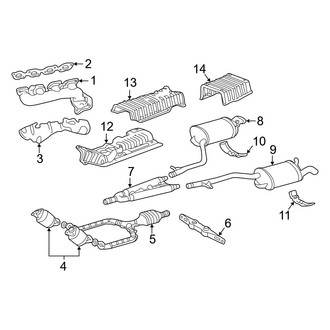 Lexus OE - Exhaust System - Exhaust Components