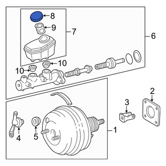 Lexus OE - Brake Master Cylinder Reservoir Cap