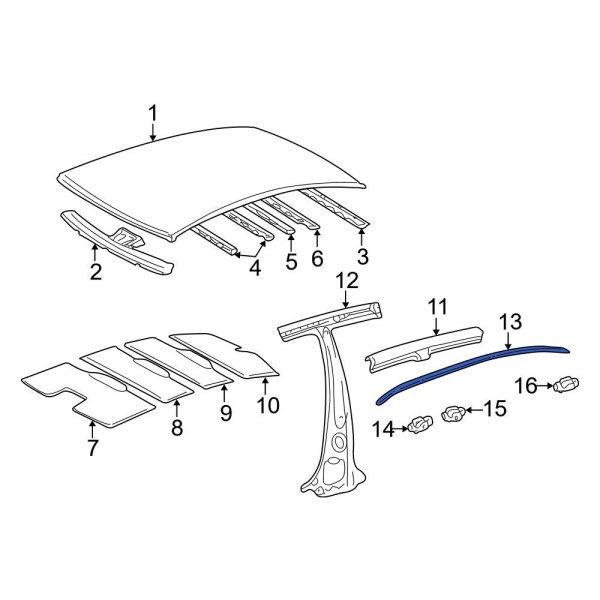 Roof Drip Molding