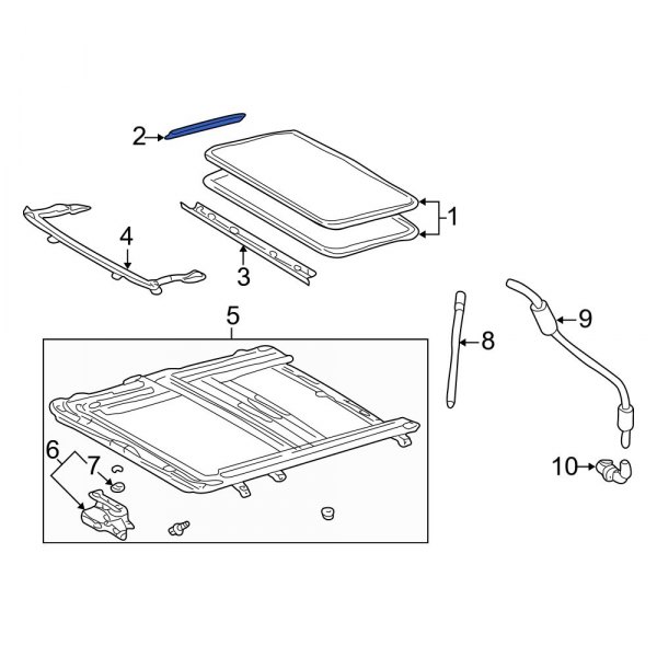 Sunroof Opening Trim