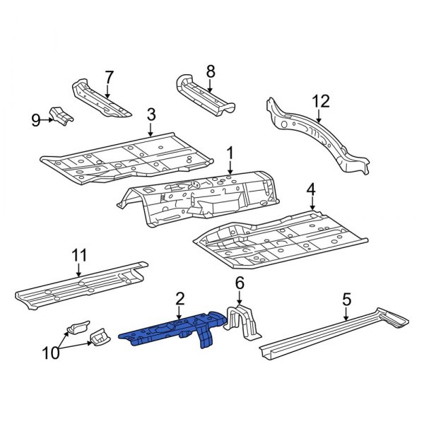 Floor Pan Bracket