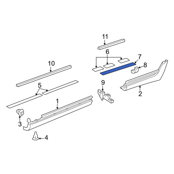 Rocker Panel Molding Seal