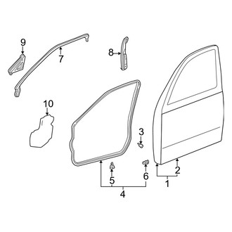 Lexus OE - Front Door - Door & Components