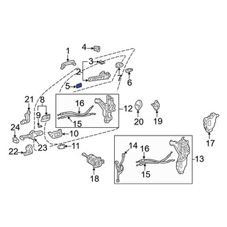 Lexus OE - Exterior Door Handle Pad